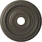 Ekena Millwork Cole PVC Medallion (Canopies up to 5 1/8"), 19"OD x 3 1/2"ID x 1"P, Metallic Weathered Steel CMP19CODST - alternate 1